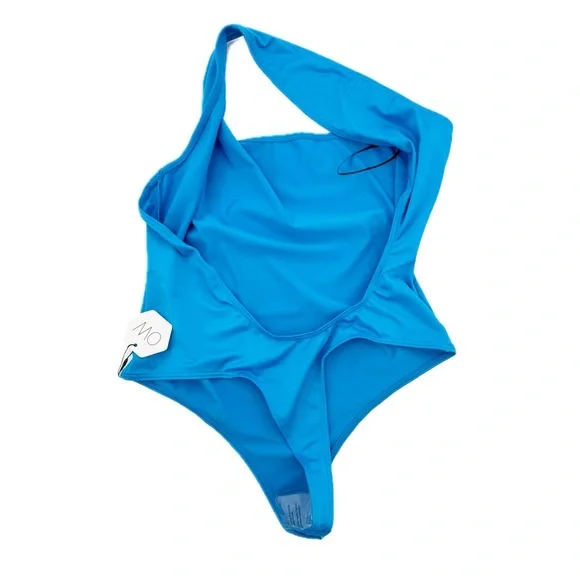 OW Collection Ezra Asymmetrical Bodysuit Back Cut Out Size XL US 12, New w/Tags! - Picture 13 of 16